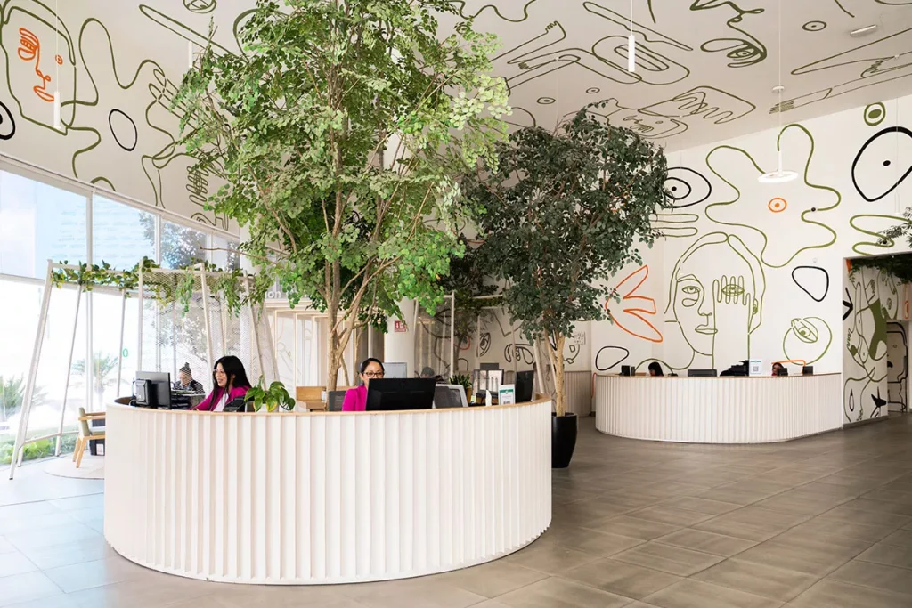 Recepción Bosque Real Hub